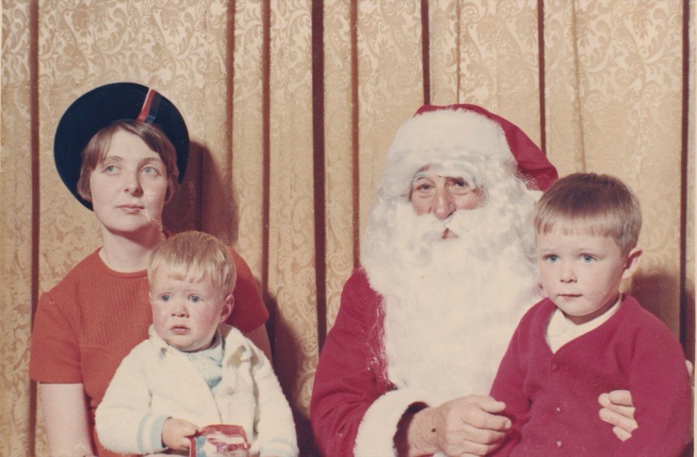 A vintage family photograph